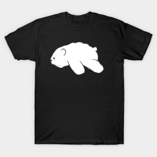 Walking Smiley Bear Sketch T-Shirt